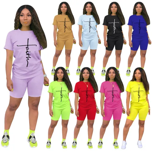 Summer two pieces short set 2031