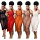 Women crotchet beach  dress CM8616