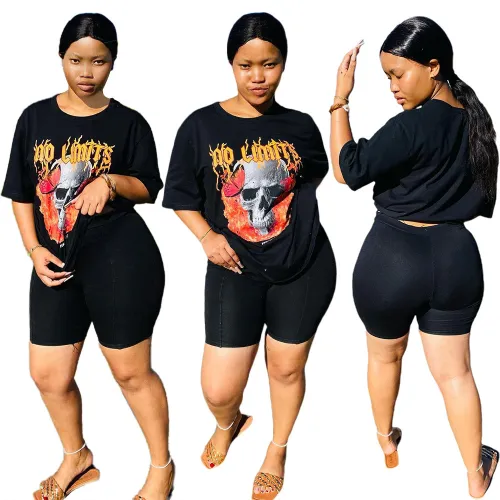 two piece short set  S390358