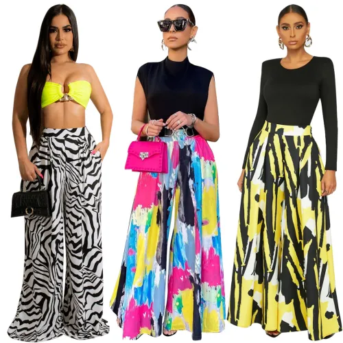 Women bell bottom pants LD82081