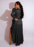 Women long sleeve dress LD83125