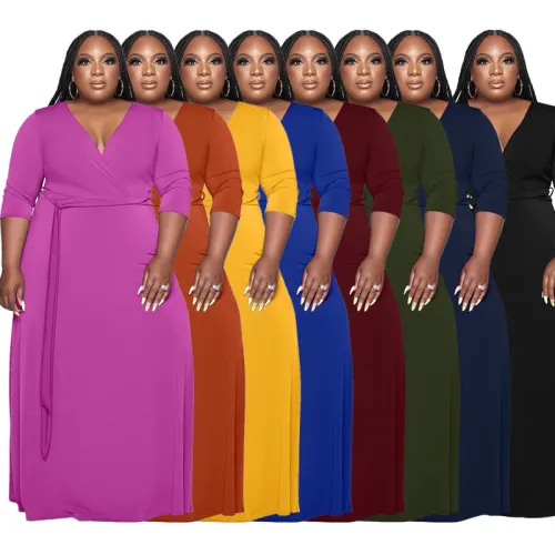 plus size maxi dress 22353