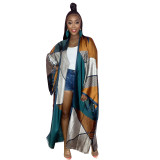 Women beach long  sleeve cloak 4464