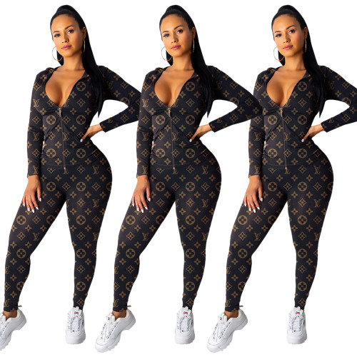 Women lv two piece pants set  MC122