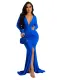 Sexy deep v neck evening dress  LD83156