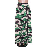 sexy camouflage split skirt  S390441