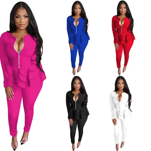 Sexy top and pants set 3873