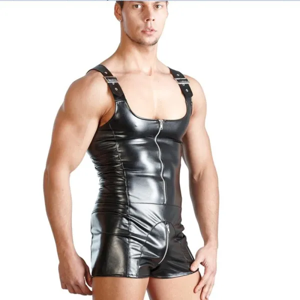 man PU romper N934