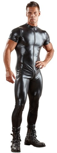 sexy man leather jumpsuit N949