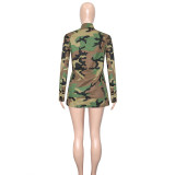 women camouflage jacket S390420