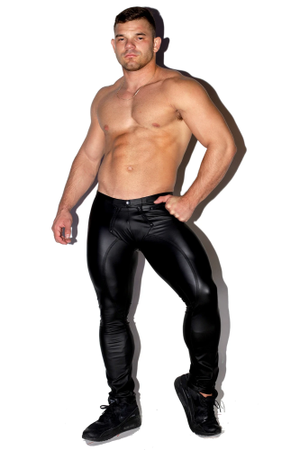 men leather pants N803