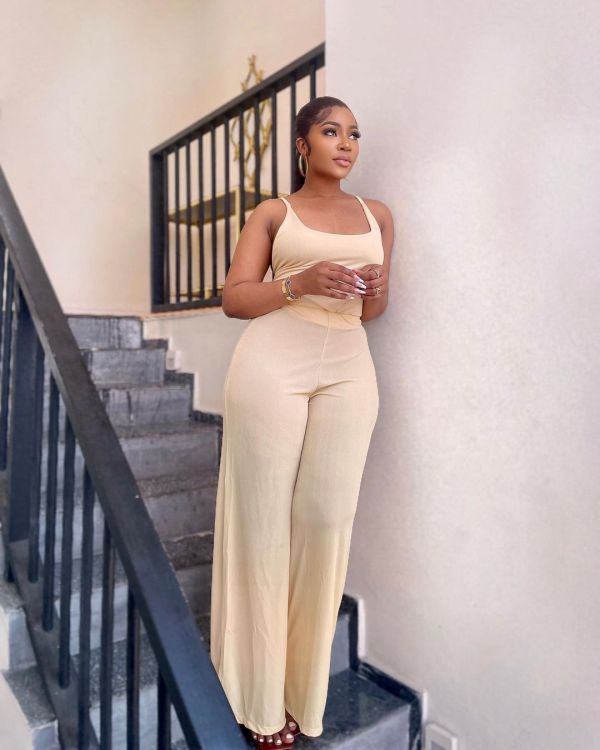 Ladies two pieces long pants set YM308