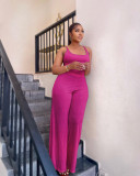 Ladies two pieces long pants set YM308