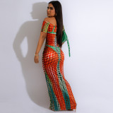 Summer women off shoulder dress 4593