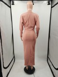 sexy sleeveless dress with coat YM285