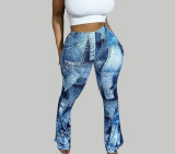 Ladies women fashion streetwear pants LD83224
