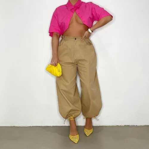 Women cotton pants LD83211