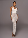 Sexy crochet beach long dress Z0282