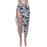 sexy camouflage skirt S390451