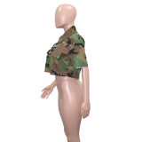 short sleeve camouflage jacket S390501
