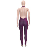 sleeveless halter women jumpsuit S390466