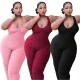 plus size women yoga  jumpsuit S390506