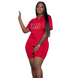 women  two piece short set  S390532