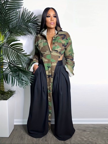 women camouflage jacket S390917