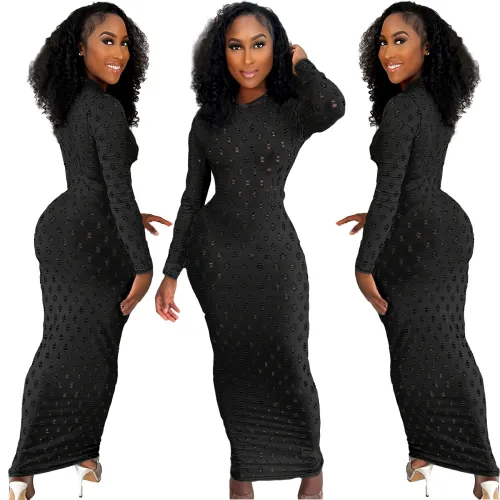 sexy hallow out dress S390903