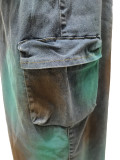 strapless cargo jeans dress CM8702