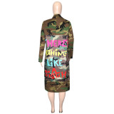 sexy camouflage long coat S3390237