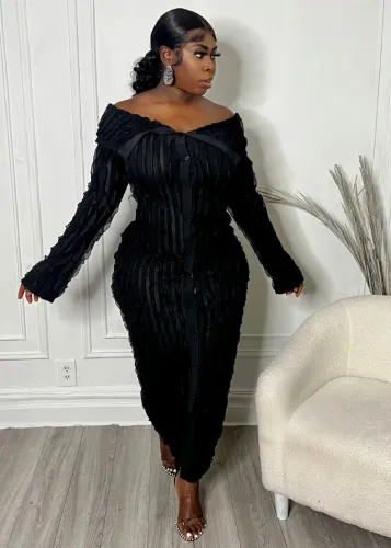2024 spring off shoulder sexy dress G0654