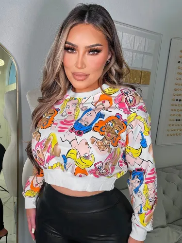 women long sleeve top  S390953