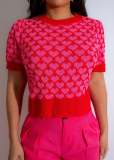 Summer short sleeve crochet t shirt  Z0300