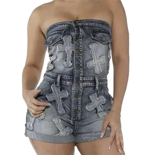 Sexy cross jumpsuit F88565