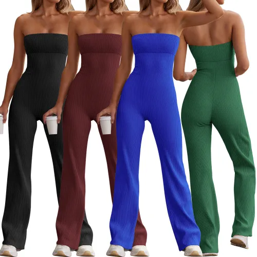off shoulder  women jumpsuit 2833