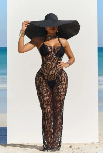 Ladies 3 pieces set bikini with cover dress G0664