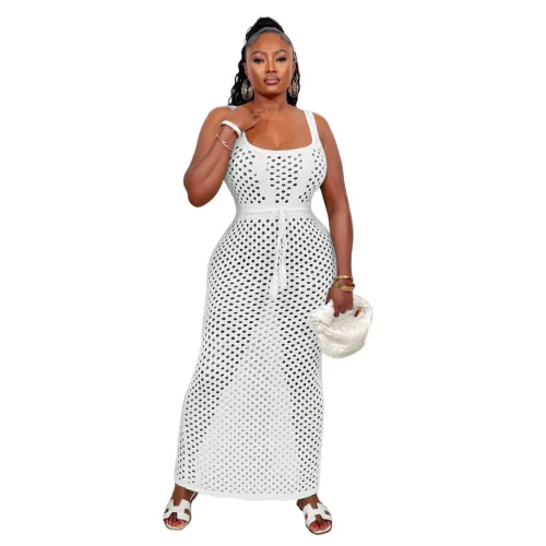 Crochet knit beach dress cover up  Z0311