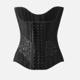 25 steel boned latex waist trainer  1107