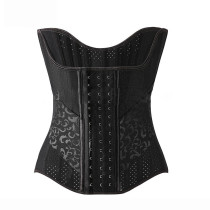 25 steel boned latex waist trainer  1107