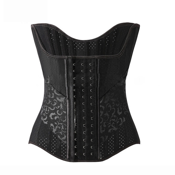 25 steel boned latex waist trainer  1107