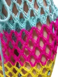 hand crotchet three pieces beach set  CM8713