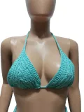 hand crotchet three pieces beach set  CM8713