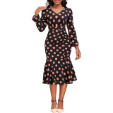 women long  dress SMR12240