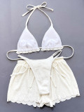 three piece swimwear beachwear D659WY