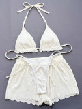 three piece swimwear beachwear D659WY