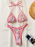 Women two pieces swimsuit D733Q