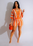 Women knit short set Z0235