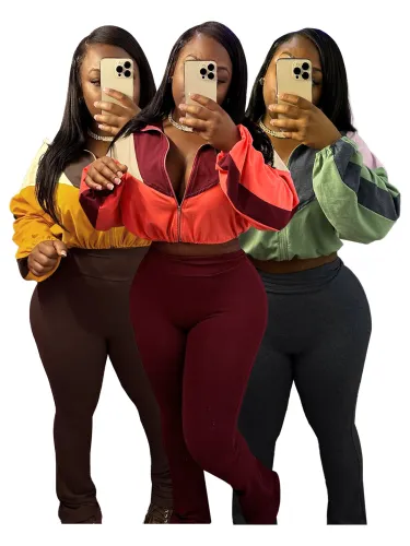 Women two pieces sweatsuit HR24060