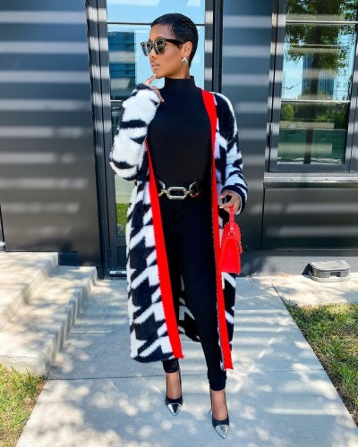 Women long coat LD2361